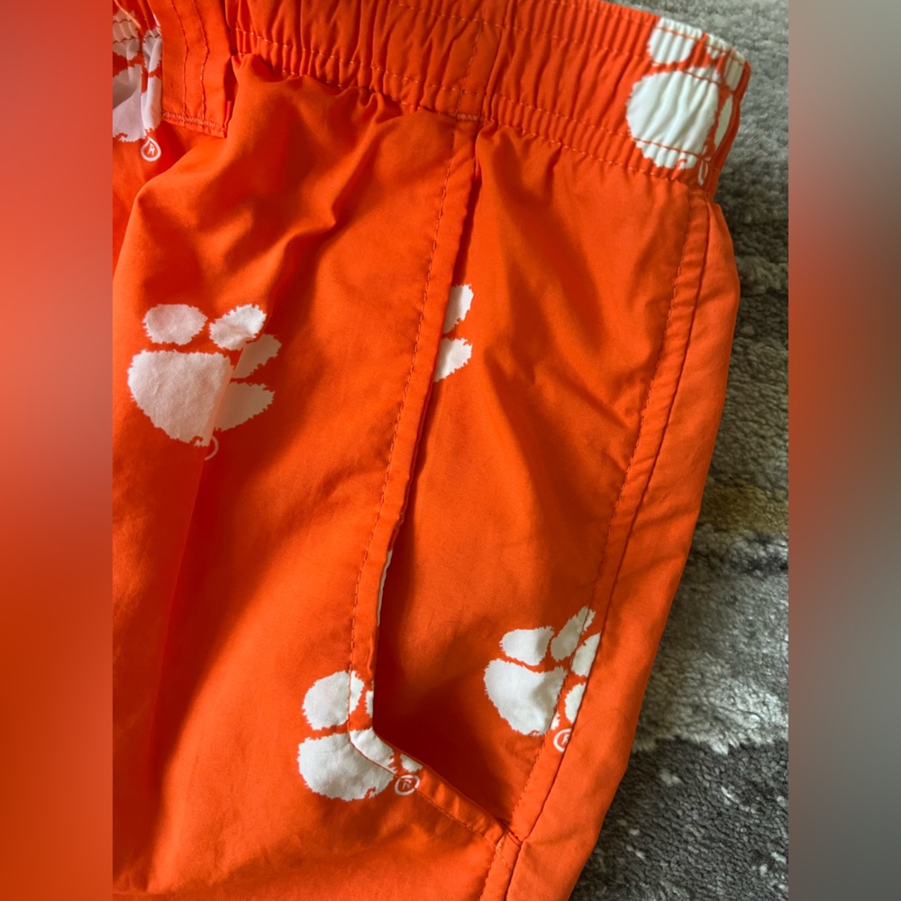Columbia PFG Clemson Tigers Shorts Mens XL Swim Trunks Board Orange Football - Picture 3 of 7